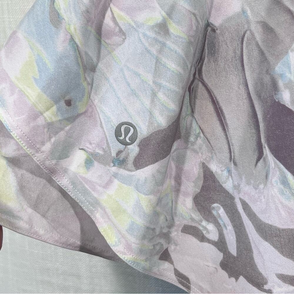 Lululemon Court Rival High-Rise Skirt Marble Meadow Sweet Pink Multi Sz 2 - Picture 10 of 16